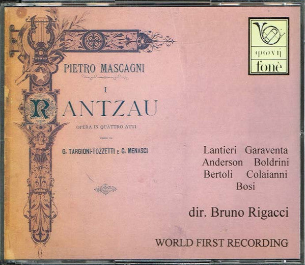 Pietro Mascagni - dir. Bruno Rigacci	- I Rantzau (edizione del Centenario) (2 CD)