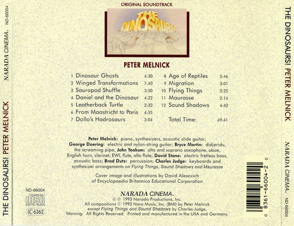 Peter Melnick - The Dinosaurs! (CD)