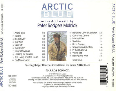 Peter Rodgers Melnick, orchestral music by - ARCTIC BLUE (CD)