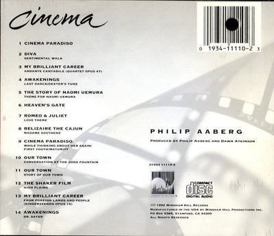 Philip Aaberg, piano solo - Cinema (CD)