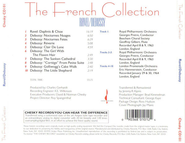Ravel/Debussy - Royal P.O. - London P.O.	- The French Collection (CD)