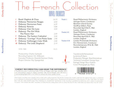 Ravel/Debussy - Royal P.O. - London P.O.	- The French Collection (CD)