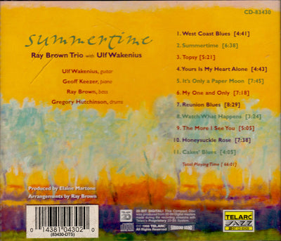 Ray Brown Trio with Ulf Wakenius - Summertime (CD)