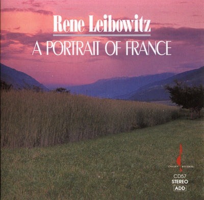 Rene Leibowitz, Solistes De La Société Des Concerts Du Conservatoire De Paris - A Portrait Of France (CD)