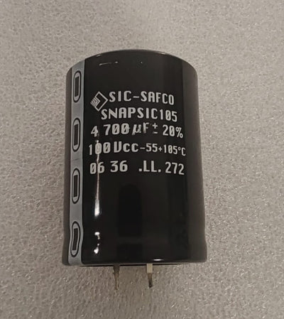 4700uf 100v Sic Safco - Condensatore elettrolitico snap-in