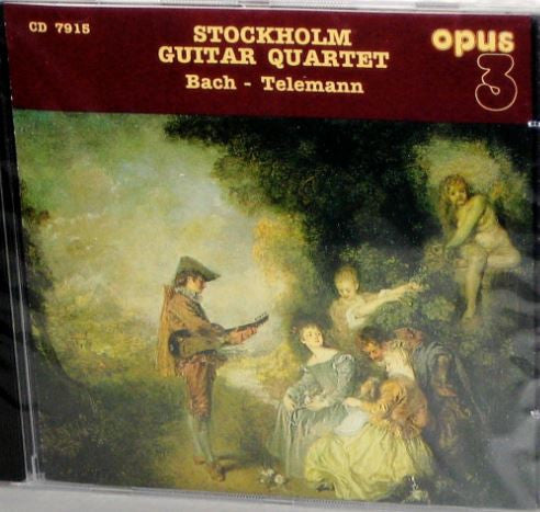 Stockholm Guitar Quartet - Bach - Telemann (CD)