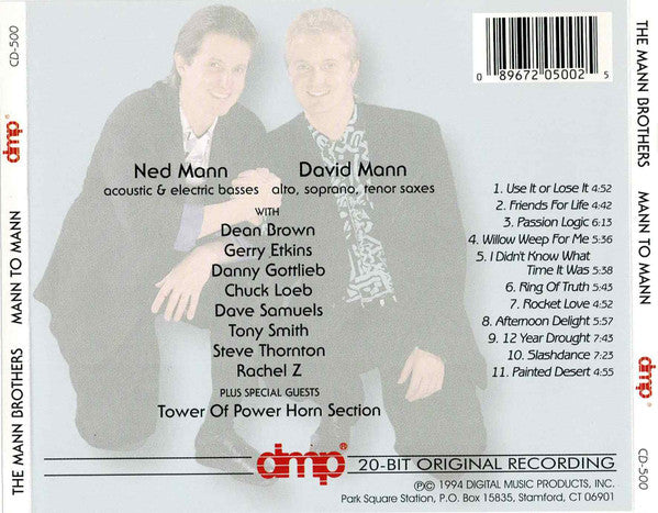 The Mann Brothers - Mann To Mann (CD)