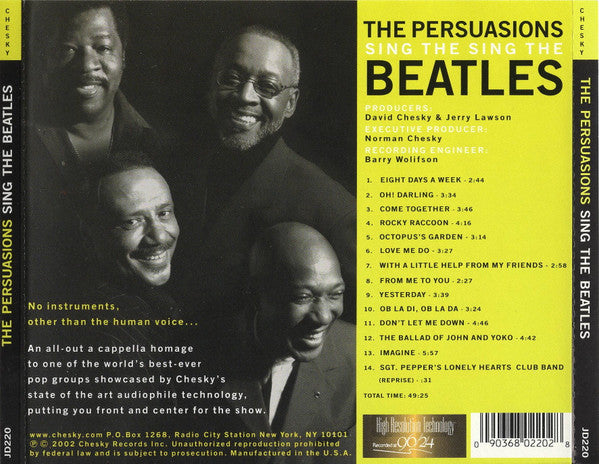 The Persuasions - Sing the Beatles (CD)
