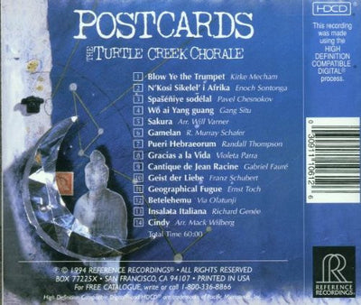The Turtle Creek Chorale - POSTCARDS (CD)