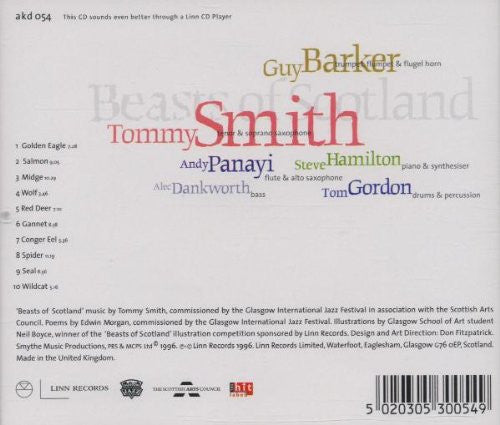Tommy SMITH - BEASTS OF SCOTLAND (CD)