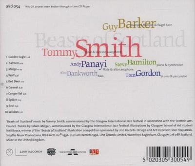 Tommy SMITH - BEASTS OF SCOTLAND (CD)