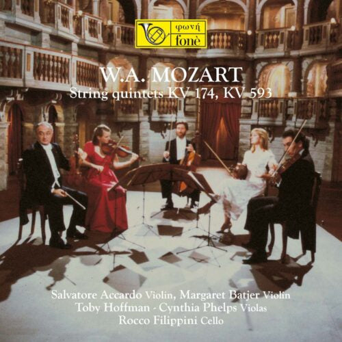 W.A. Mozart - Salvatore Accardo, violino - String Quintets KV 174, KV 593 (CD)