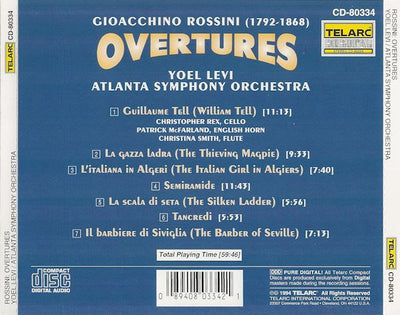 Yoel Levi, Atlanta Symphony Orchestra - Rossini Overtures (CD)