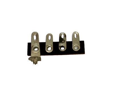 Ancoraggi bachelite con 4 pin in ottone nikelato - APL4