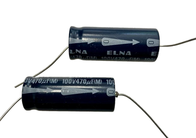 470uf 100v Elna - condensatore elettrolitico assiale