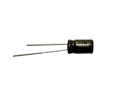 10uf 35v Elna Cerafine - Condensatore elettrolitico verticale