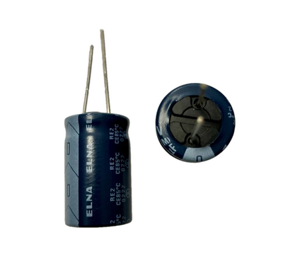 22uf 400v Elna RE2 - condensatore elettrolitico verticale
