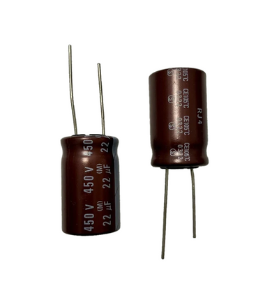 22uf 450v Elna RJ4 105° - condensatore elettrolitico verticale