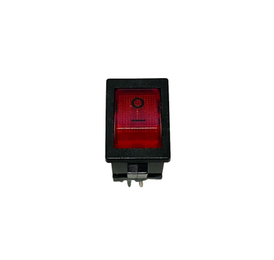 Interruttore Bipolare luce rossa - 250V 10A - Made in Italy
