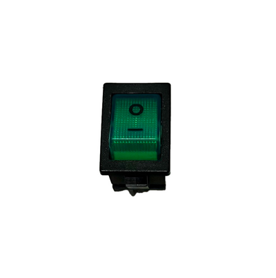 Interruttore Bipolare luce verde - 250V 10A - Made in Italy