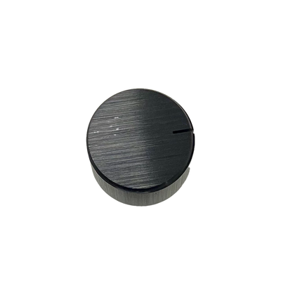 Manopola in alluminio Nera - diametro 28mm