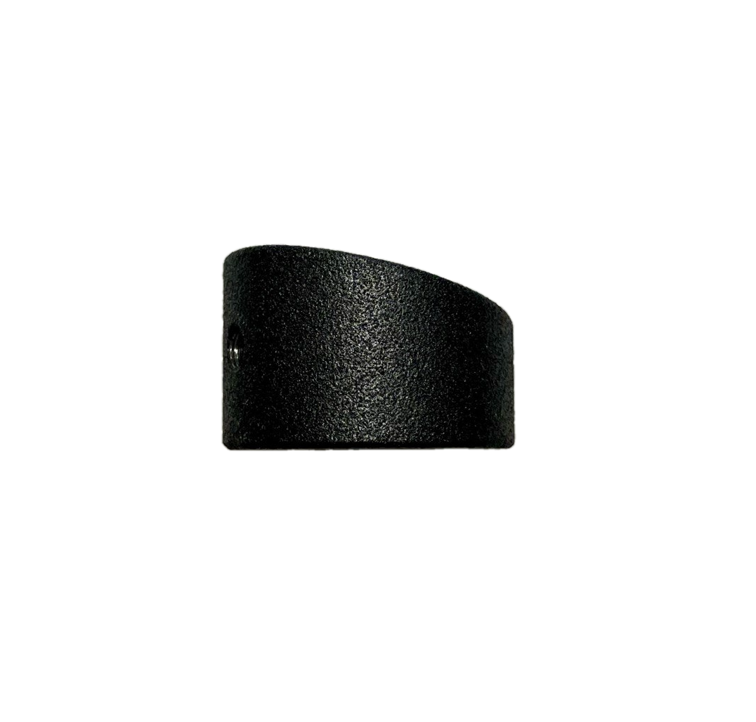 Manopola spiovente in Alluminio space Antracite - diametro 30mm
