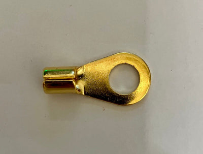 Occhiello foro 6mm - placcato oro 24k