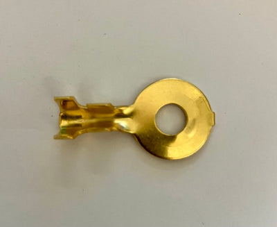 Occhiello di massa foro 5mm - placcato oro 24k (Copia)