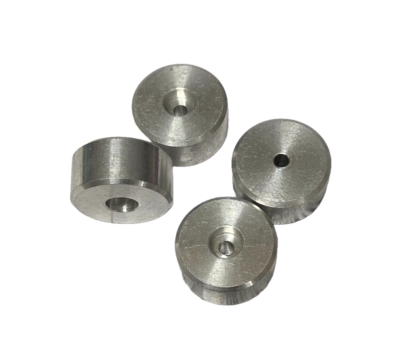 Piedini in alluminio 20x10 - Set 4 pezzi