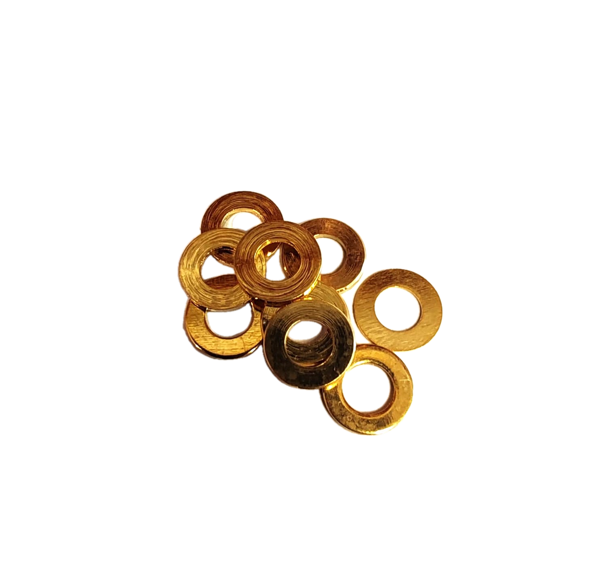 Rondella diametro 5mm - placcata oro 24k