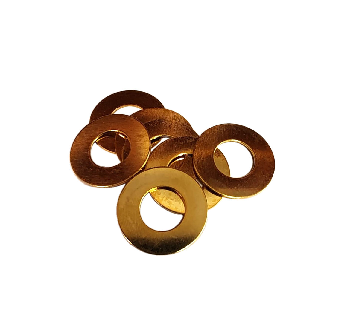 Rondella diametro 9mm - placcata oro 24k