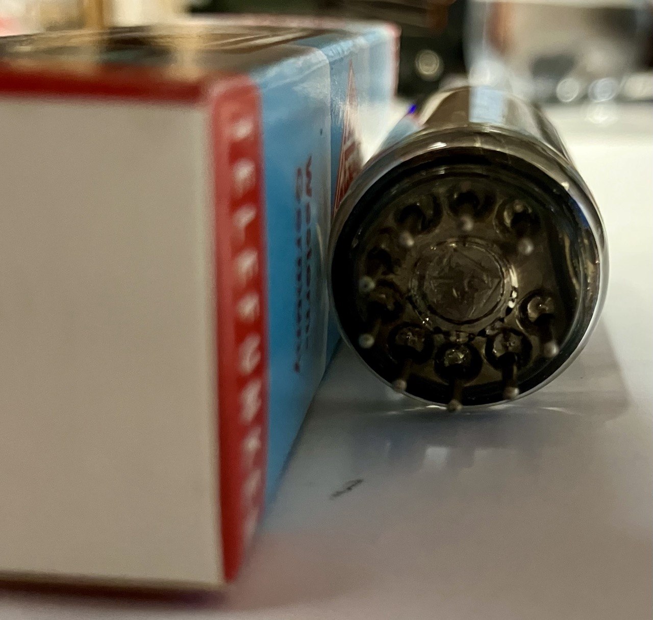 ECC83 - 12AX7 TELEFUNKEN (Smooth Plates) Germany Diamond NOS SPECIAL SELECTION - Singola (v307)