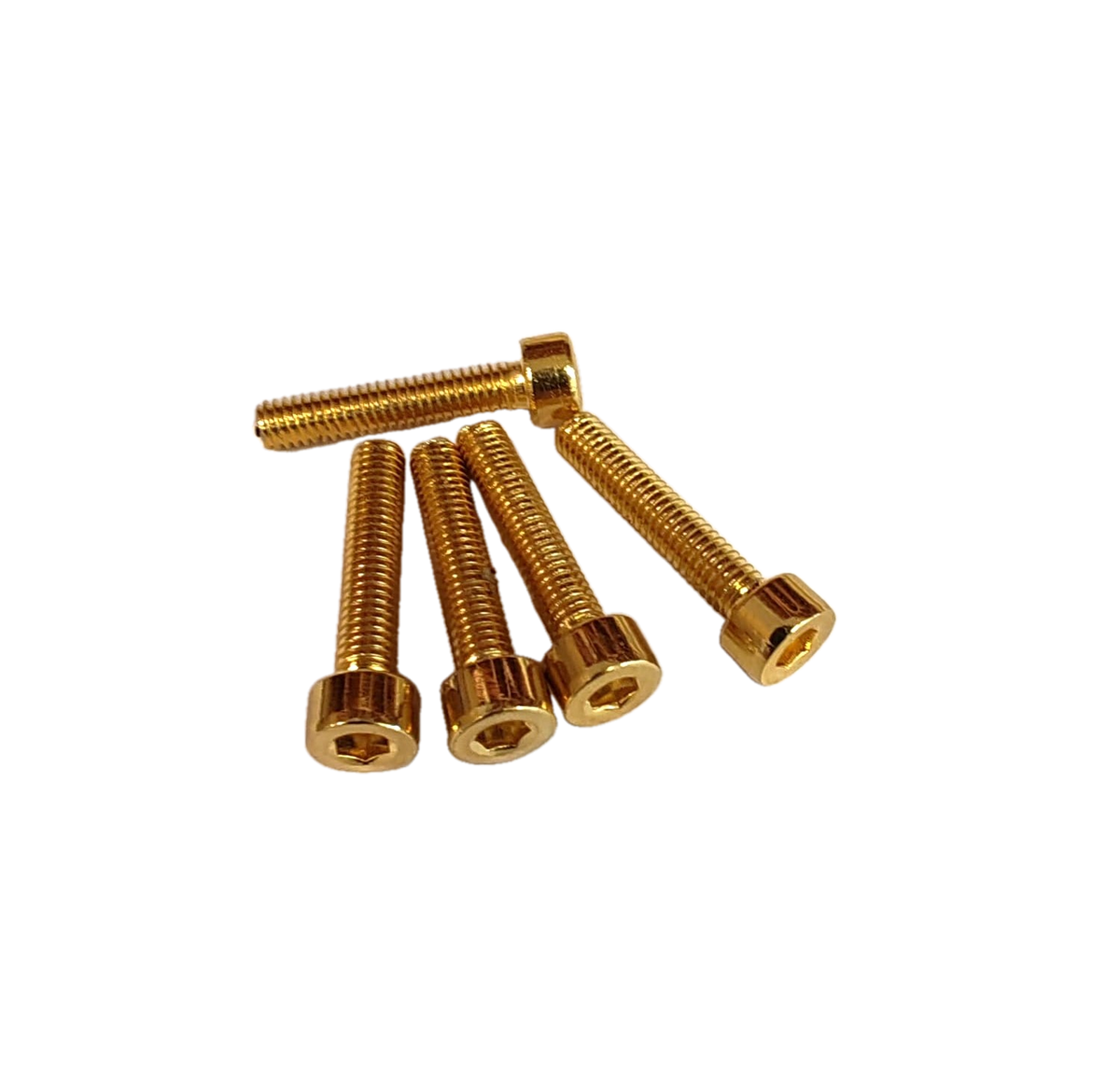 Vite testa cilindrica brugola gold 4x25 - placcata oro 24k