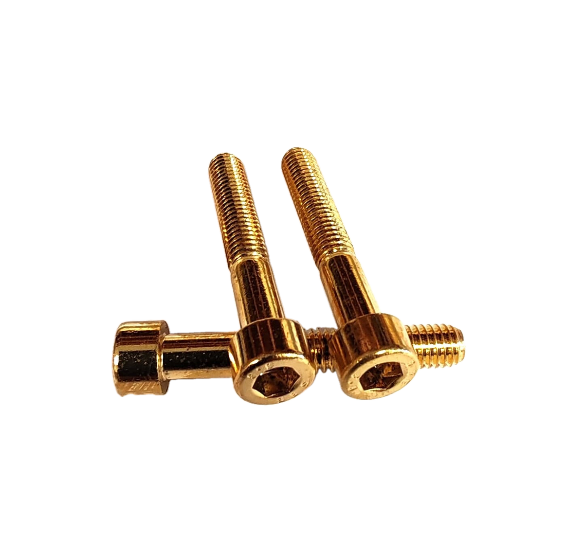 Vite testa cilindrica brugola gold 6x45 - placcata oro 24k